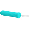Pretty Love - Blanche Vibrateur Stimulateur Bleu